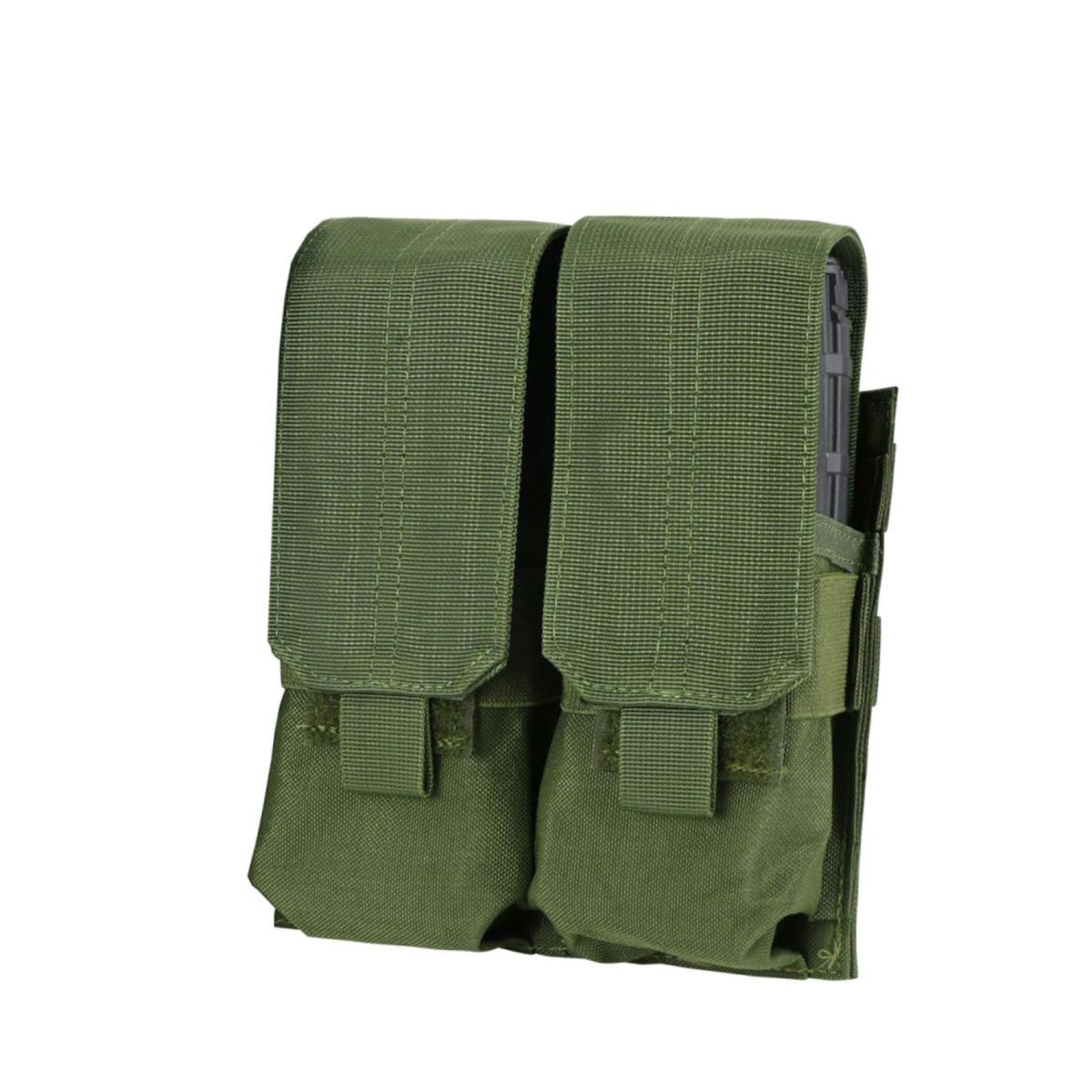 Підсумок Condor DOUBLE M4 MAG для 2-х магазинів, закритий ц:олива