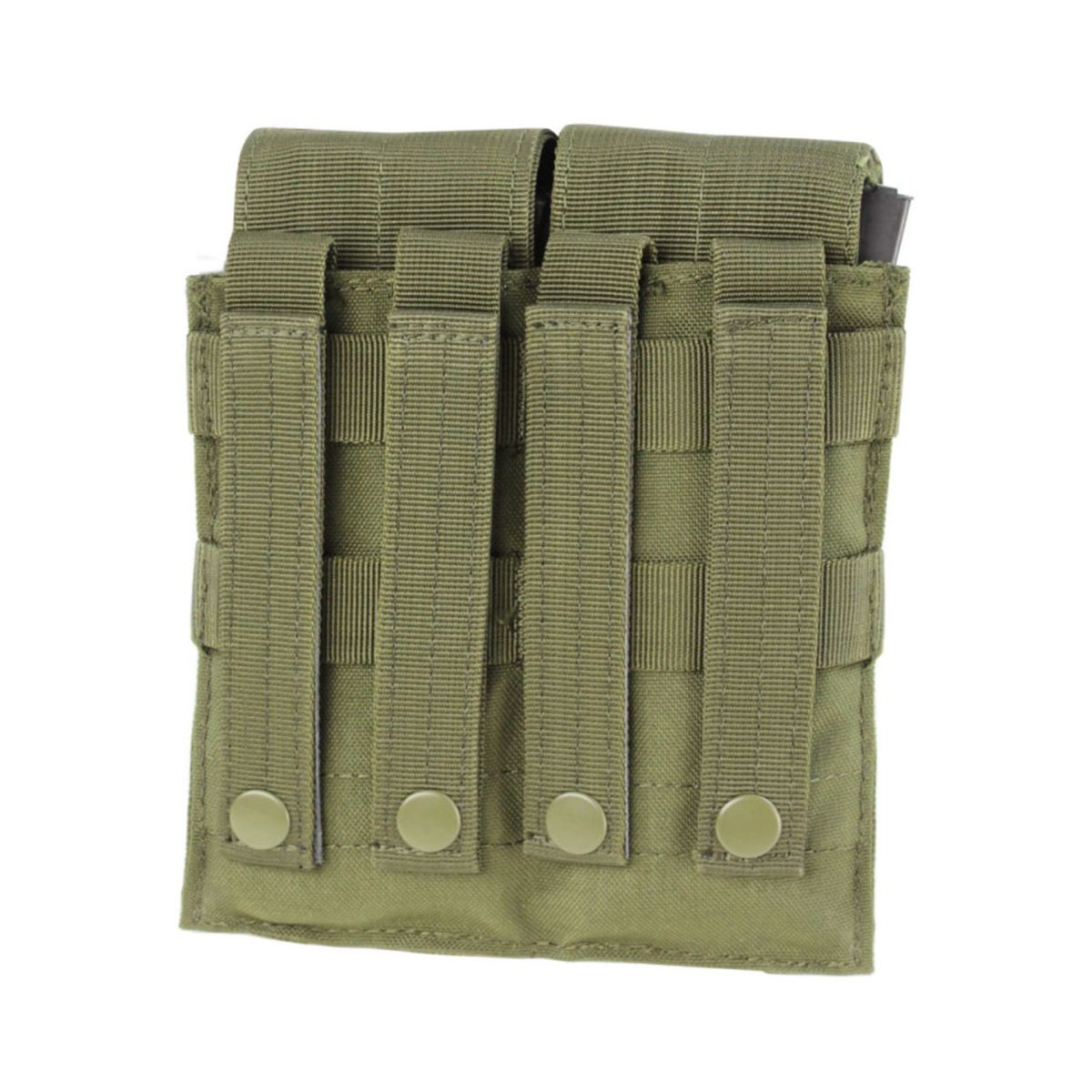 Підсумок Condor DOUBLE M4 MAG для 2-х магазинів, закритий ц:олива