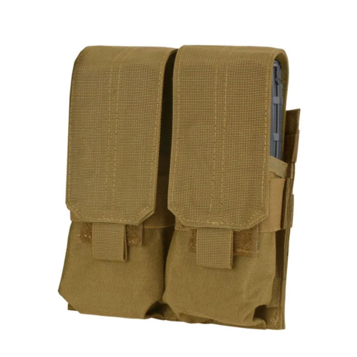 Підсумок Condor DOUBLE M4 MAG для 2-х магазинів, закритий ц:койот