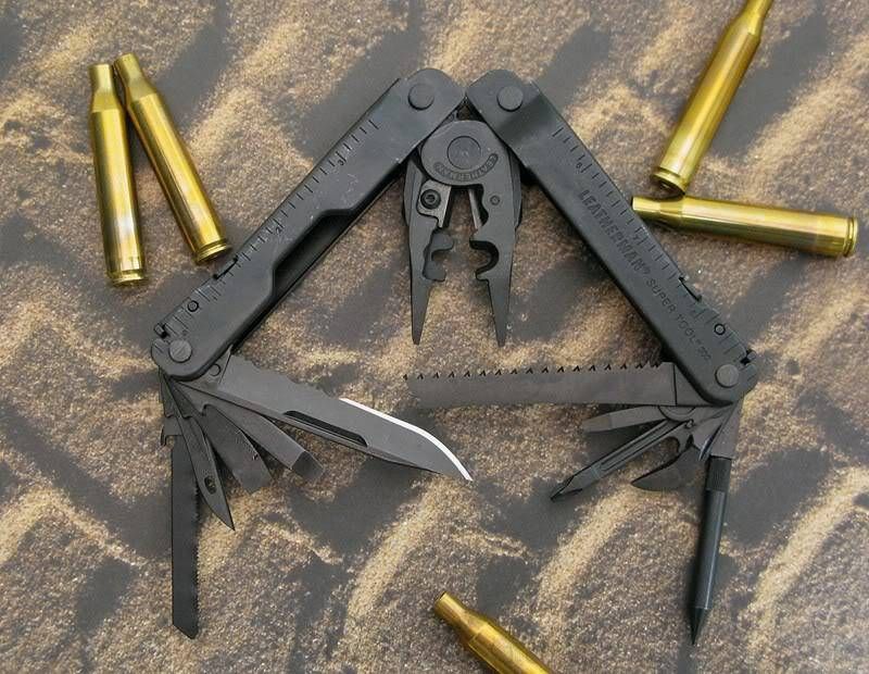 Мультиінструмент Leatherman Super Tool 300 EOD BLACK, чохол MOLLE (коричн.), картонна кор.