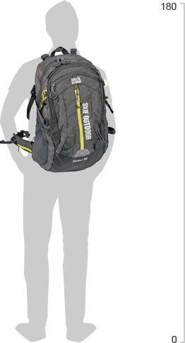 Рюкзак Skif Outdoor Adventure, 40L, ц:dark gray
