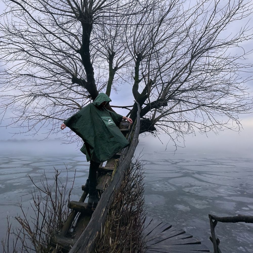 Плащ-дощовик Naturehike CNH23RG001, темно-зелений