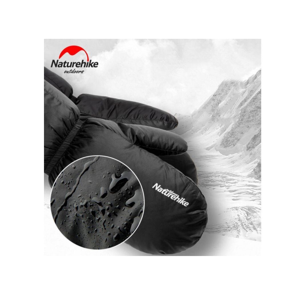 Рукавиці на гусячому пуху Naturehike GD 2018 NH18S022-T, чорні