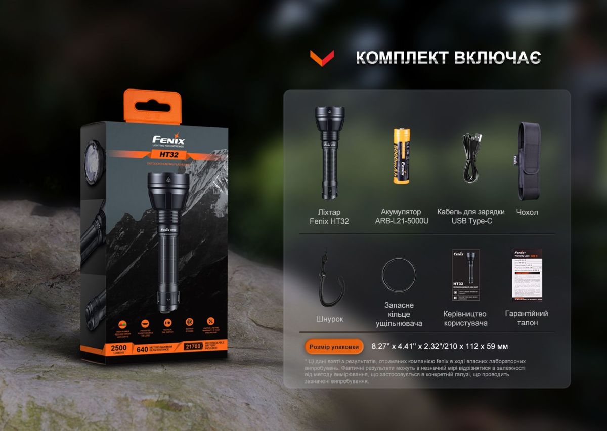 Ліхтар ручний Fenix HT32