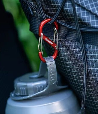 Карабін багатофункціональний Naturehike S-type NH20GS004, 8.8 см, червоний