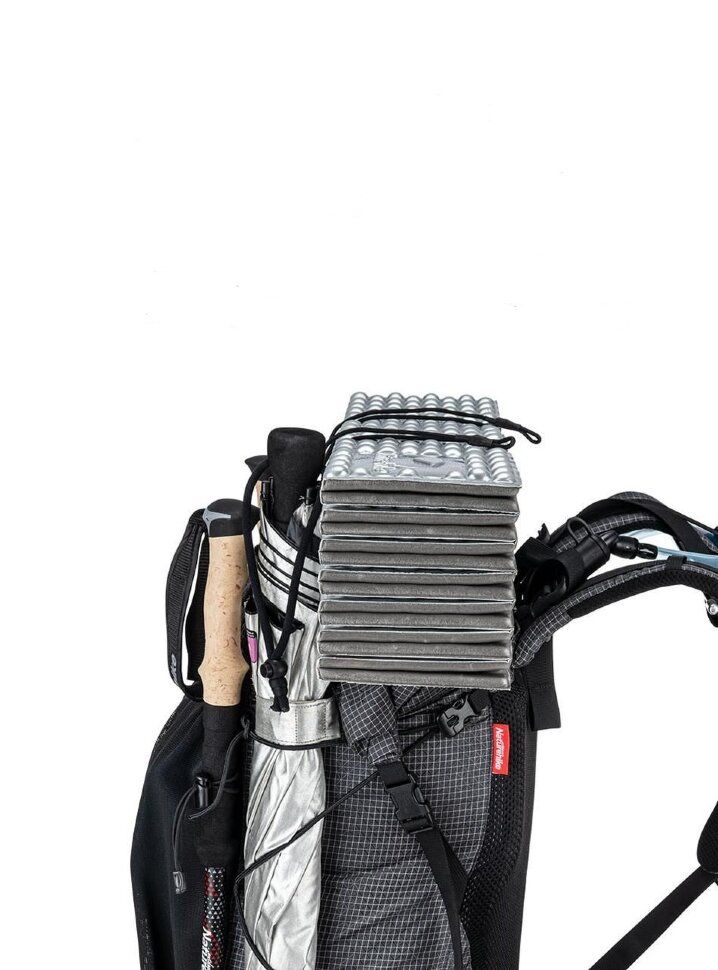 Рюкзак туристичний Naturehike Rock NH19BP095, 60+5 л, чорний