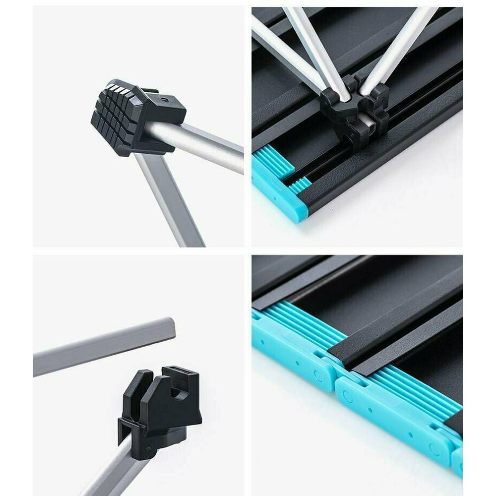 Cтіл розкладний Naturehike  NH19Z008-Z, алюміній, Розмір S, сірий