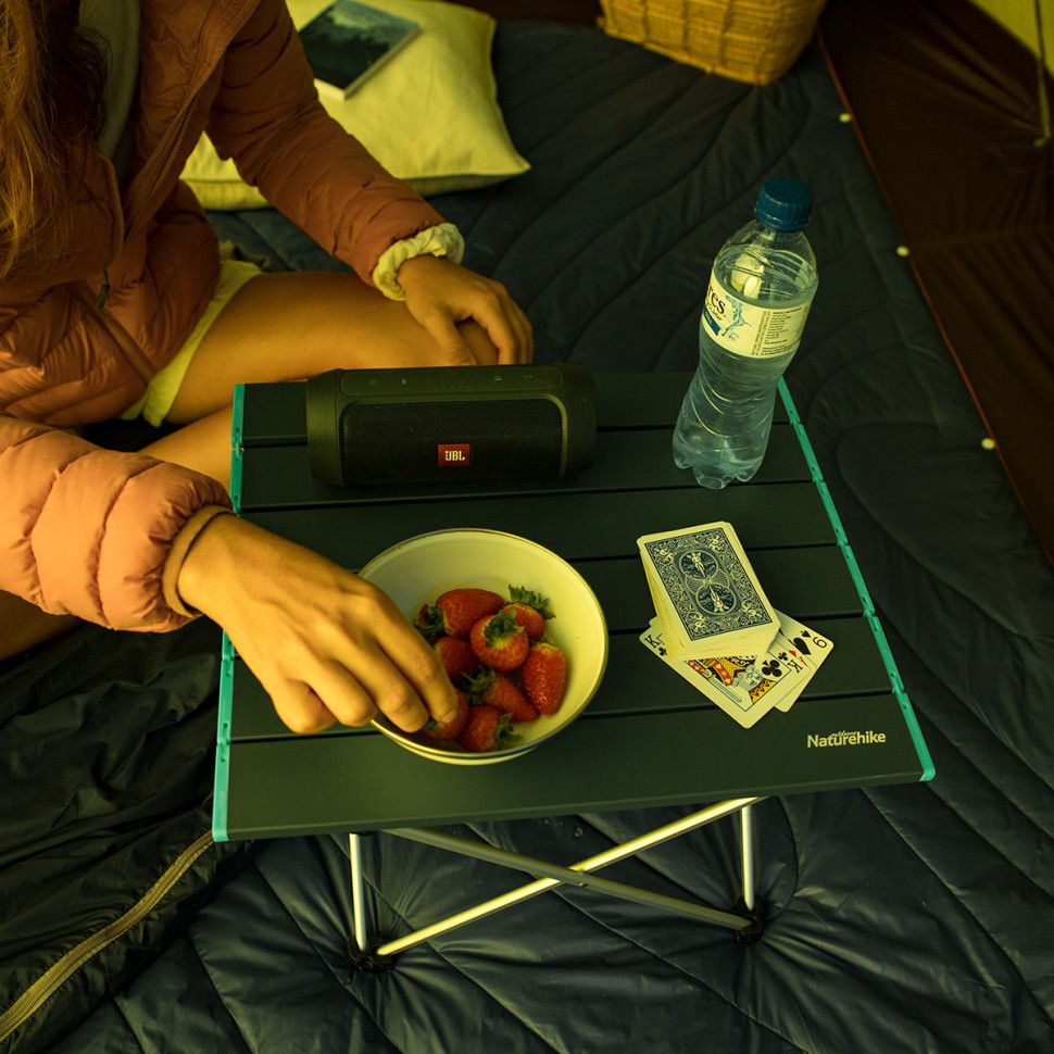 Cтіл розкладний Naturehike  NH19Z008-Z, алюміній, Розмір S, сірий