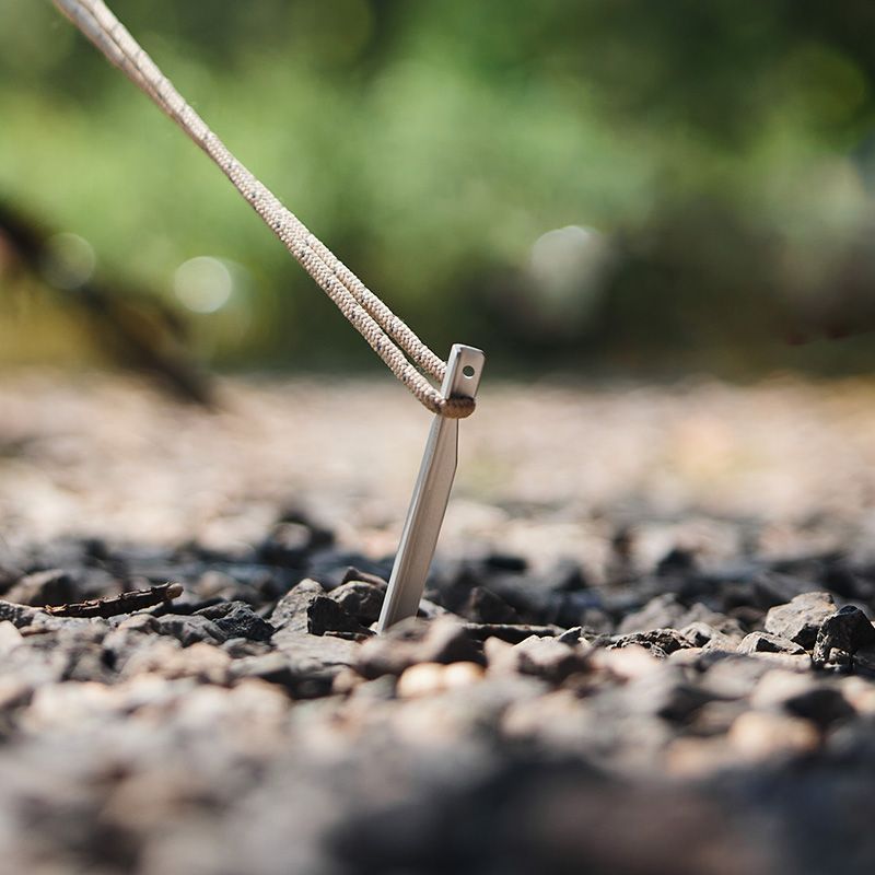 Кілки алюмінієві Naturehike CNK2300ZP016, 20 см , сріблясті (8 шт)