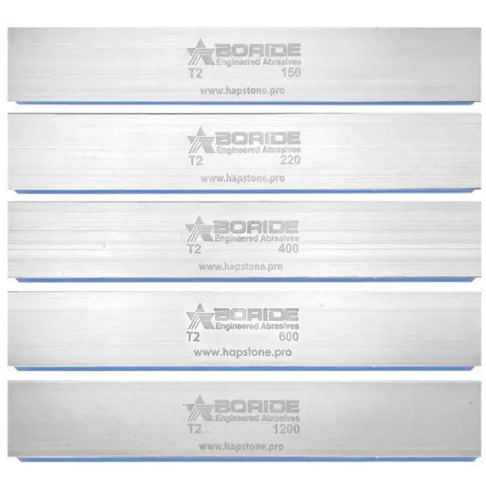 Набір точильних каменів Hapstone Boride T2 (150; 220; 400; 600; 1200)