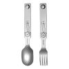 Набір столових приладів Roxon C2 2 in1 (ложка, виделка), нержавіюча сталь
