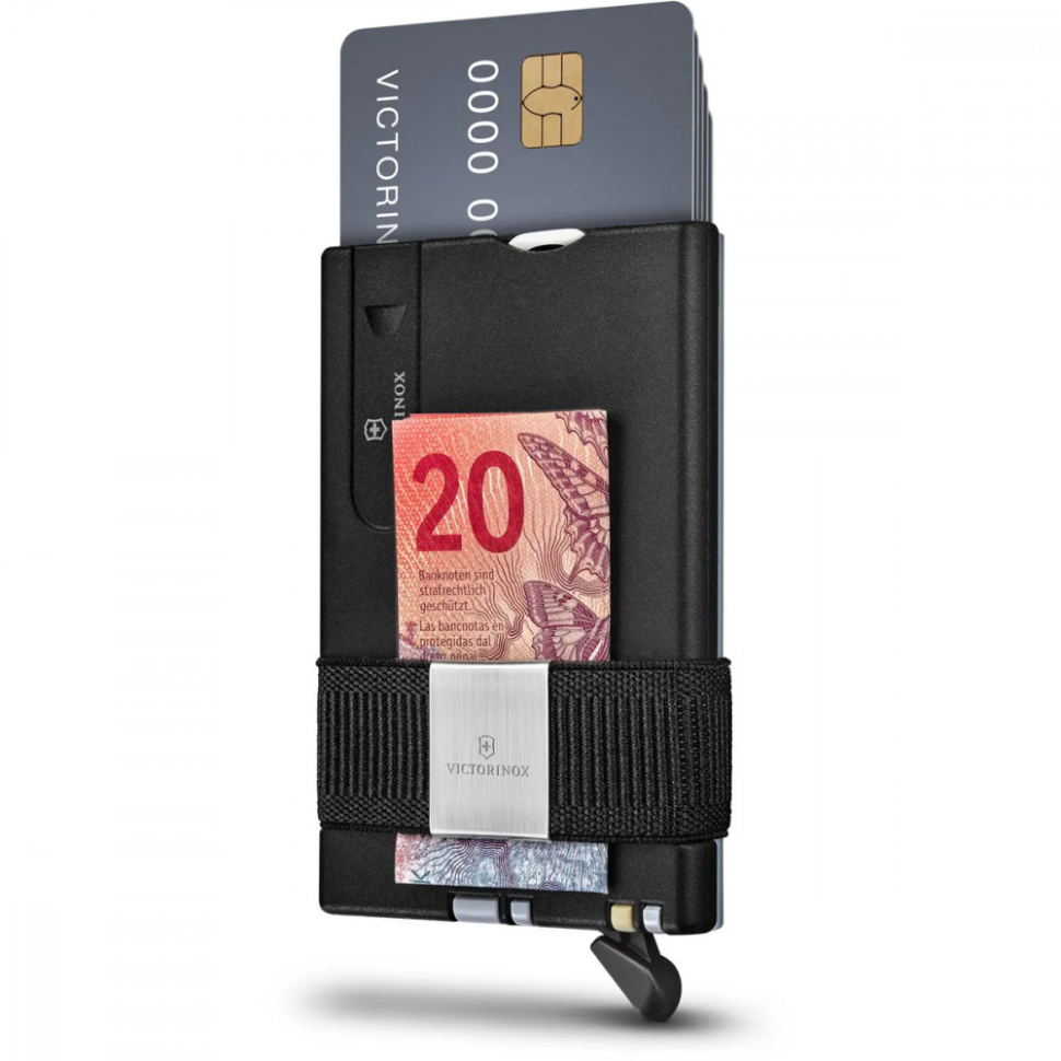 Картка-мультитул з картхолдером Victorinox SMARTCARD Wallet Sharp Gray 0.7250.36