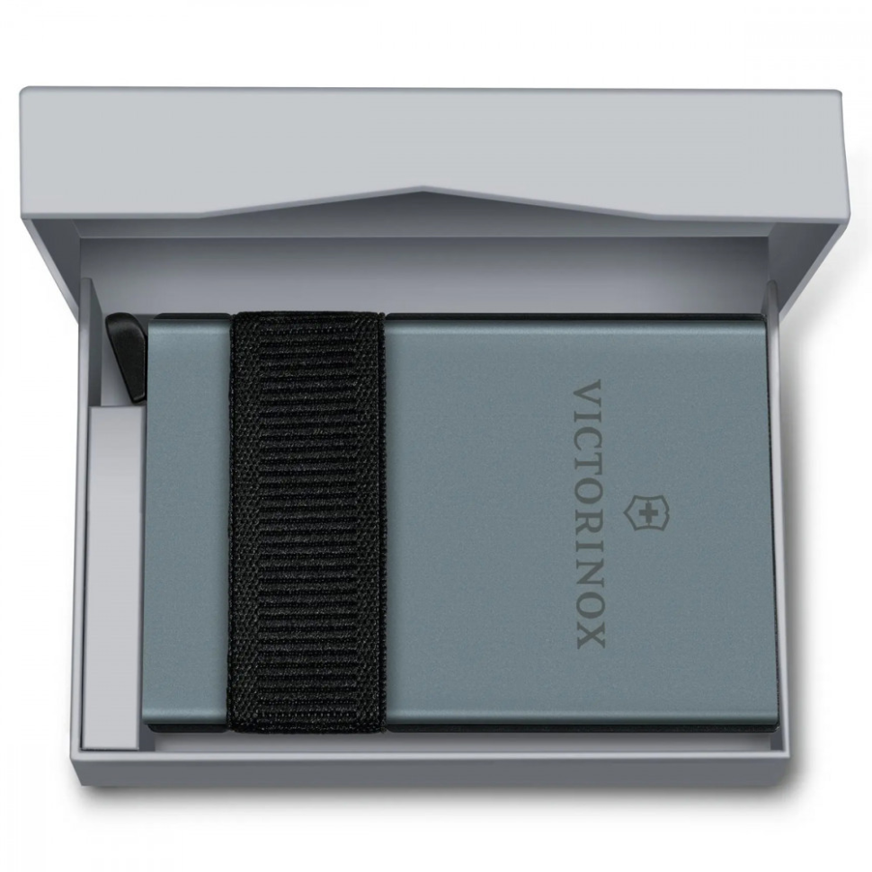 Картка-мультитул з картхолдером Victorinox SMARTCARD Wallet Sharp Gray 0.7250.36