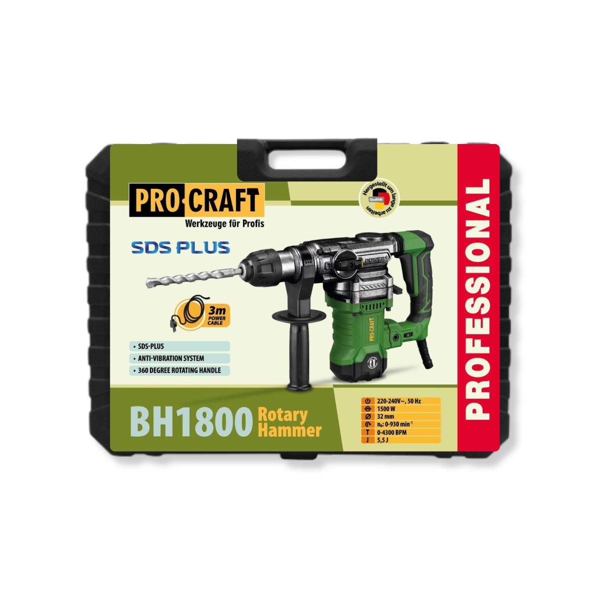 Перфоратор Procraft BH1800