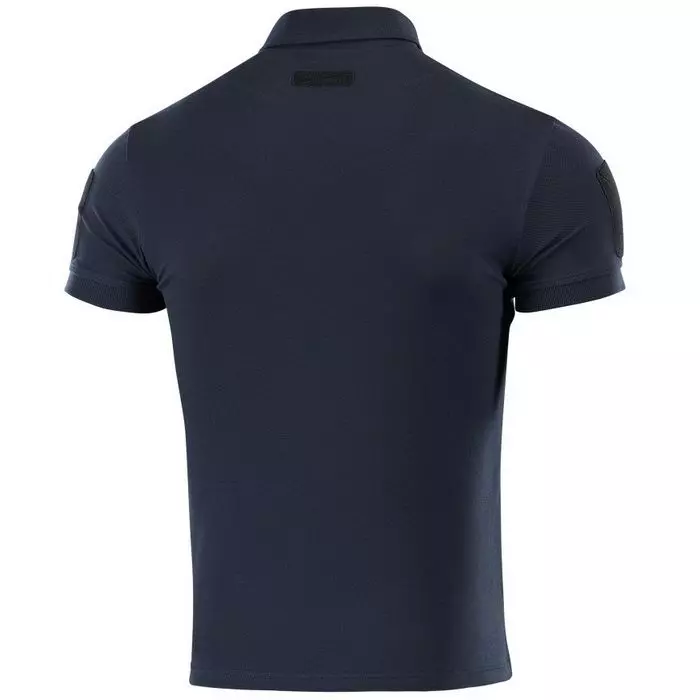 M-Tac футболка поло тактична 65/35 з велкро dark navy blue, Розмір XXL