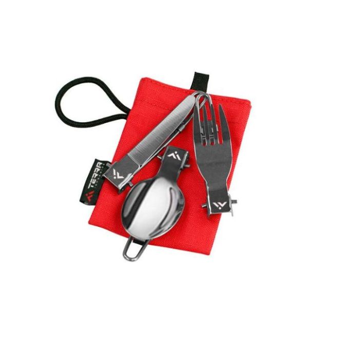 Складані ложка, виделка, ніж Terra Incognita Fold Set