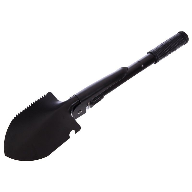 Лопата туристична складна SP-Sport SY-193 чорна в нейлоновому чохлі (І=40см)
