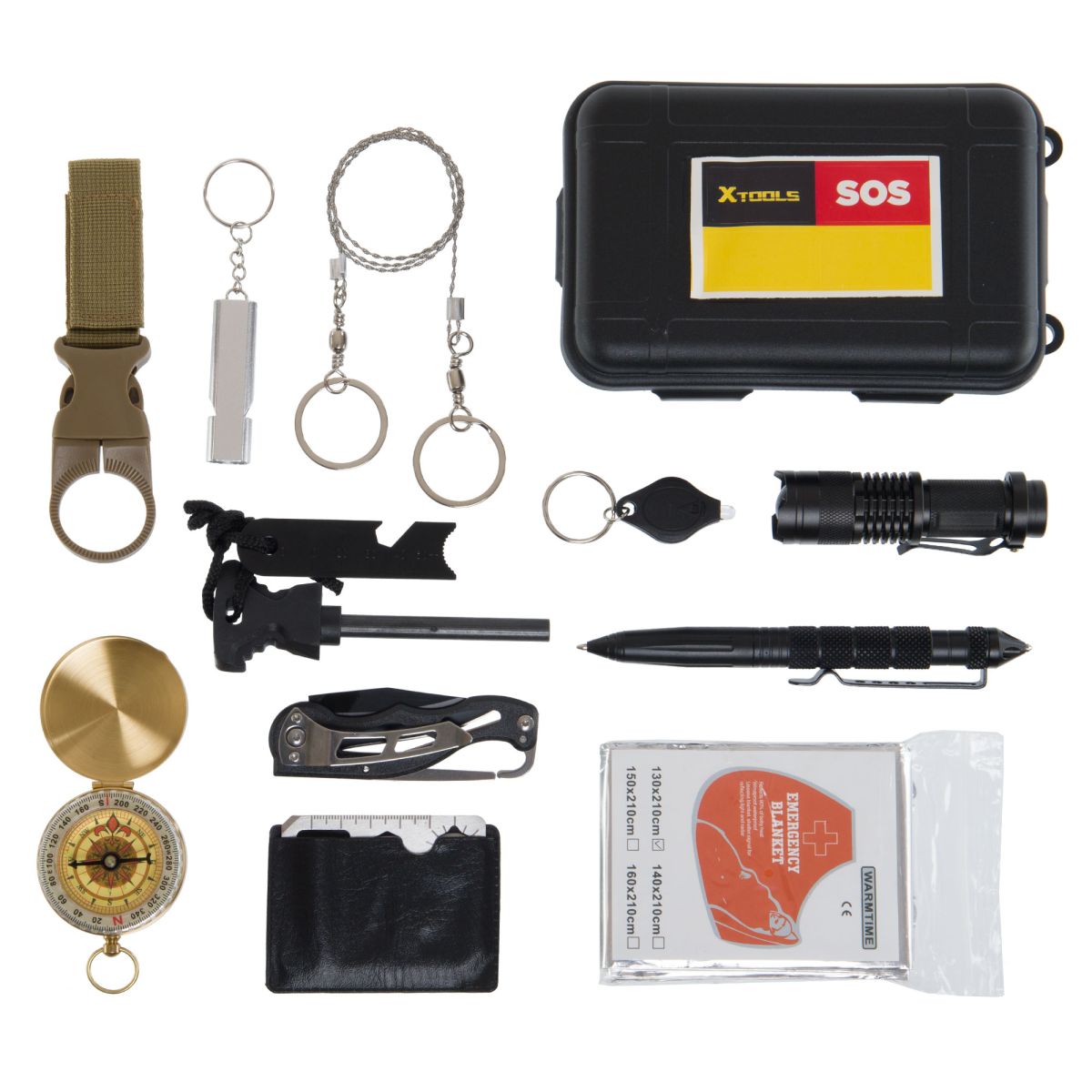 Набір для виживання туристичний 11в1 Military Rangers TY-6564