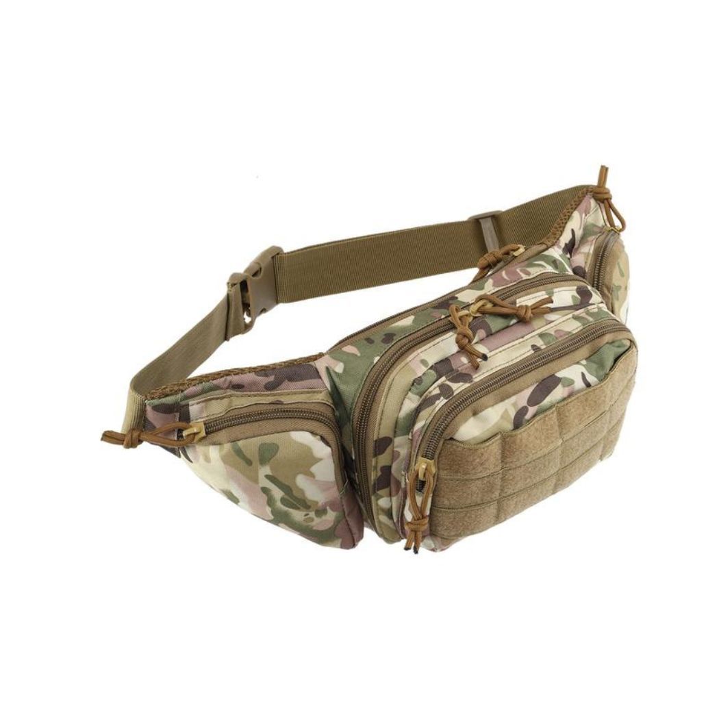 Сумка тактична на пояс Military Rangers ZK-9101 розмір 40х13х7см 3,6л (Multicam)