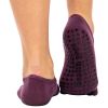 Шкарпетки для йоги з закритими пальцями SP-Planeta FI-9938 розмір 36-41 Бордові