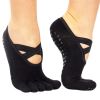 Шкарпетки для йоги з закритими пальцями SP-Planeta FI-9938 розмір 36-41 Чорні