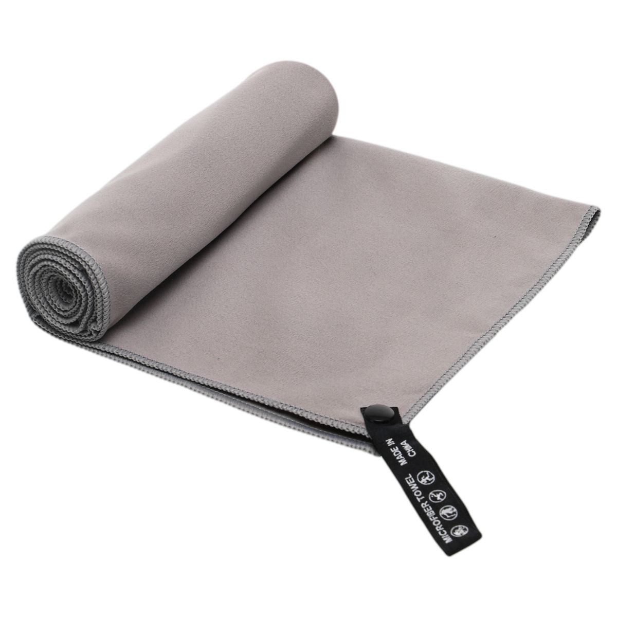 Рушник спортивний антибактеріальний ANTIBACTERIAL TOWEL 4Monster T-ECT-80,  Сірий