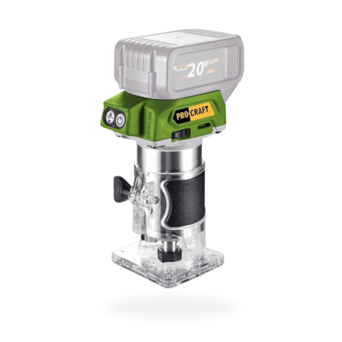 Акумуляторний фрезер Procraft POB22 (Без АКБ та ЗП)