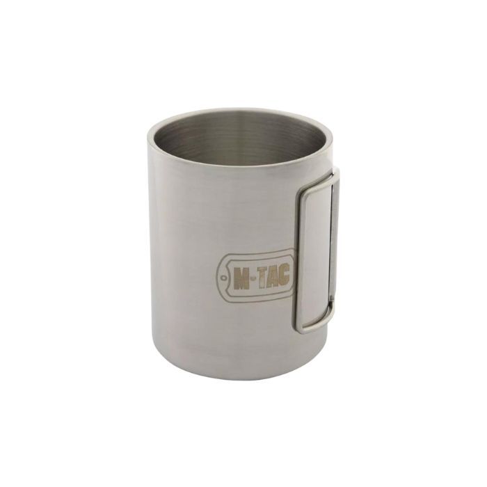 Терморужка M-Tac з нержавіючої сталі похідна 450 мл зі складною ручкою