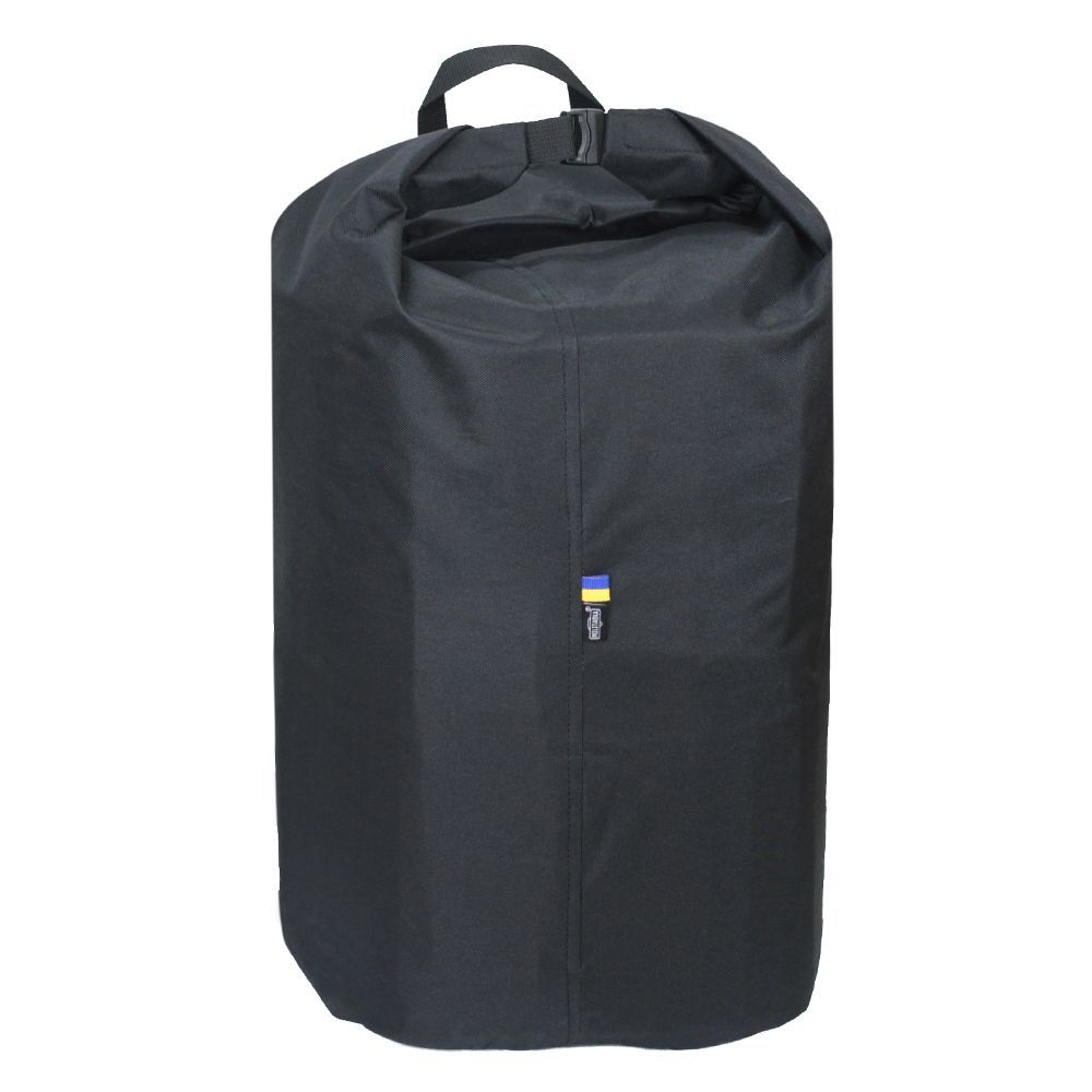 Сумка баул Мілітарка™ прогумована 100 л чорна