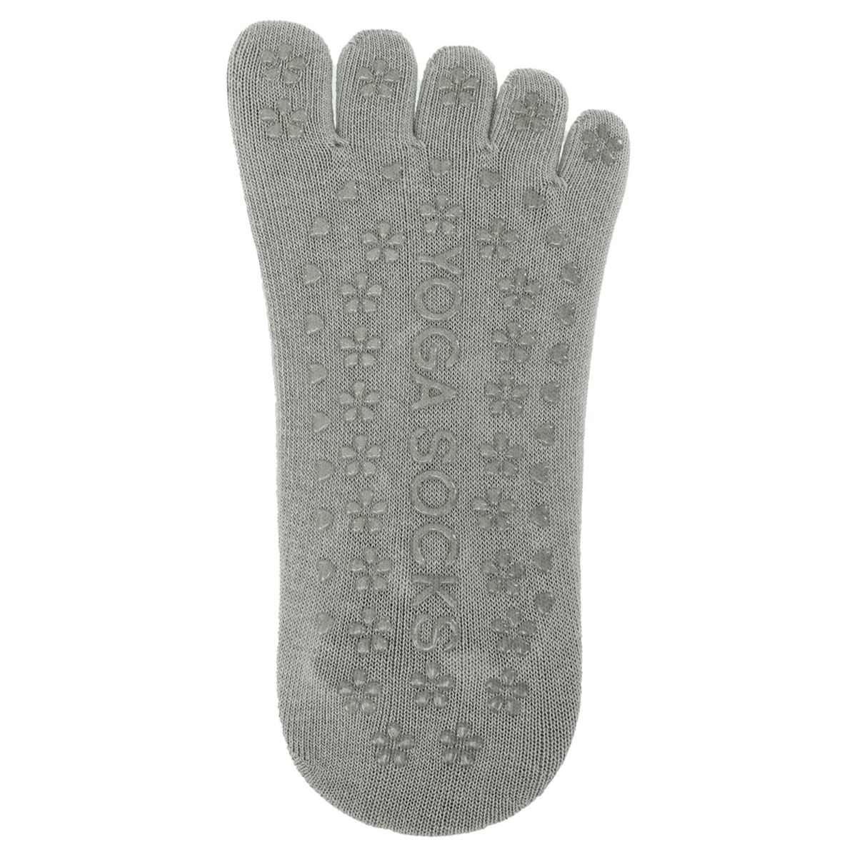 Шкарпетки для йоги і пілатесу із закритими пальцями SP-Sport TA-1089 розмір 36-41 Сірі