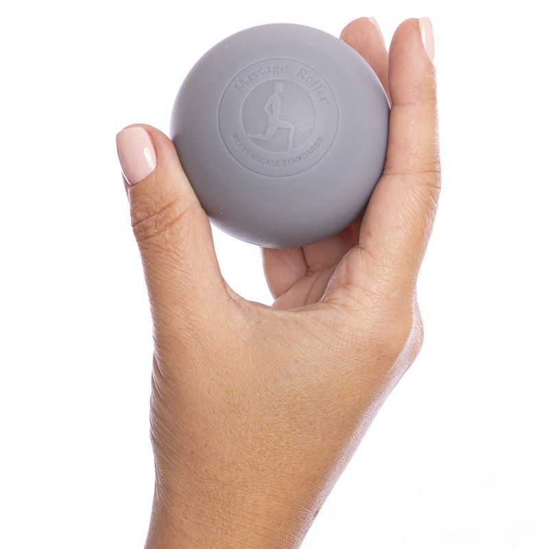 М'яч масажний МФР SP-Sport FI-7072 ø6,5см Сірий