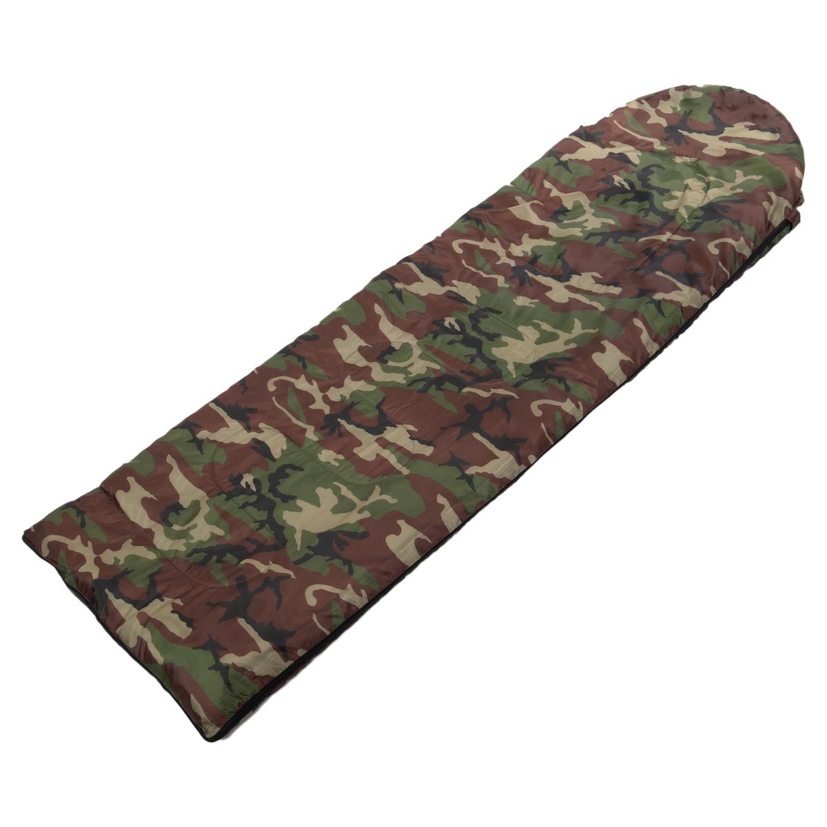 Спальний мішок одіяло з капішоном SP-Sport SY-7373  комуфляж Woodland