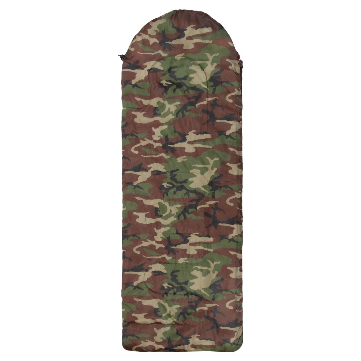 Спальний мішок одіяло з капішоном SP-Sport SY-7373  комуфляж Woodland