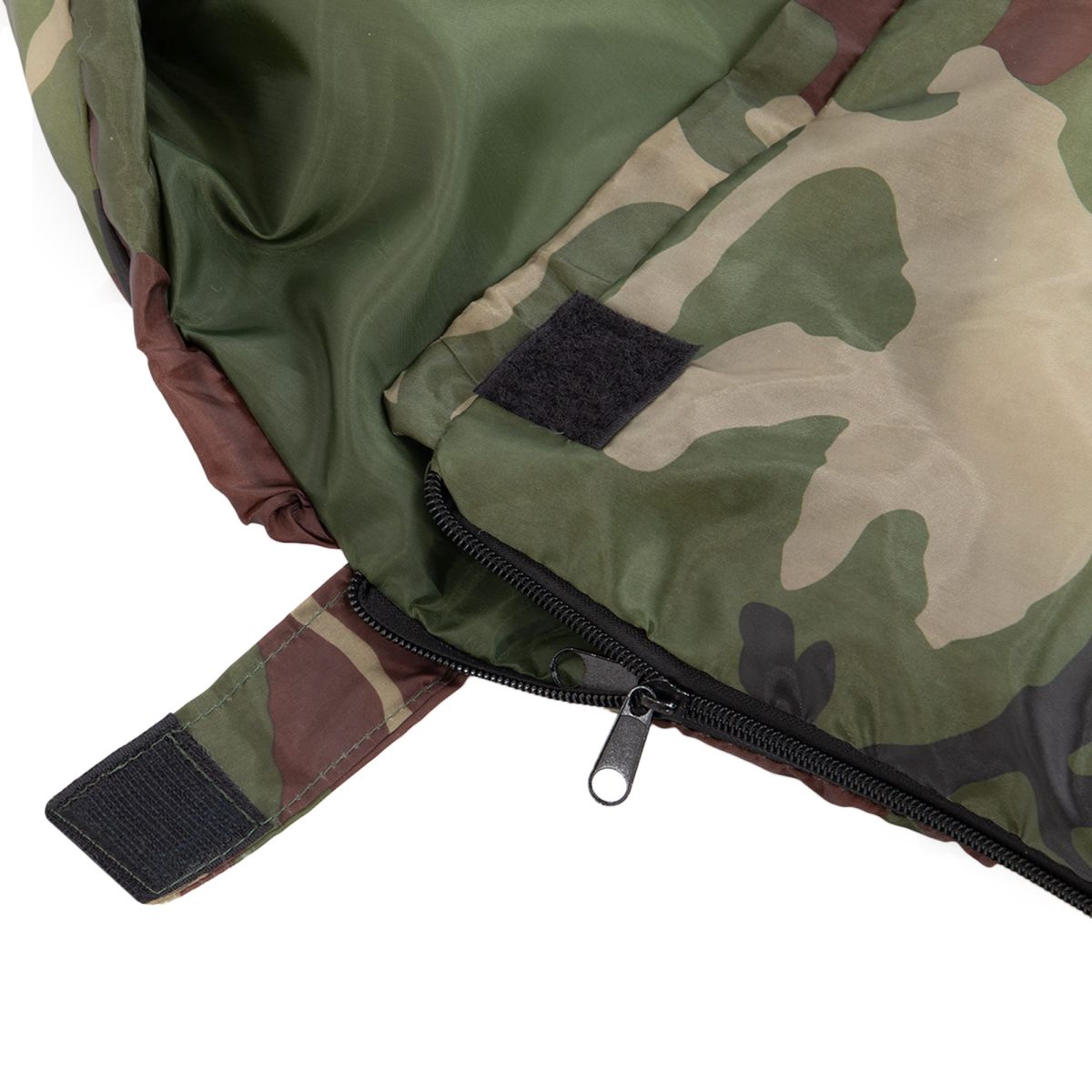 Спальний мішок одіяло з капішоном SP-Sport SY-7373  комуфляж Woodland