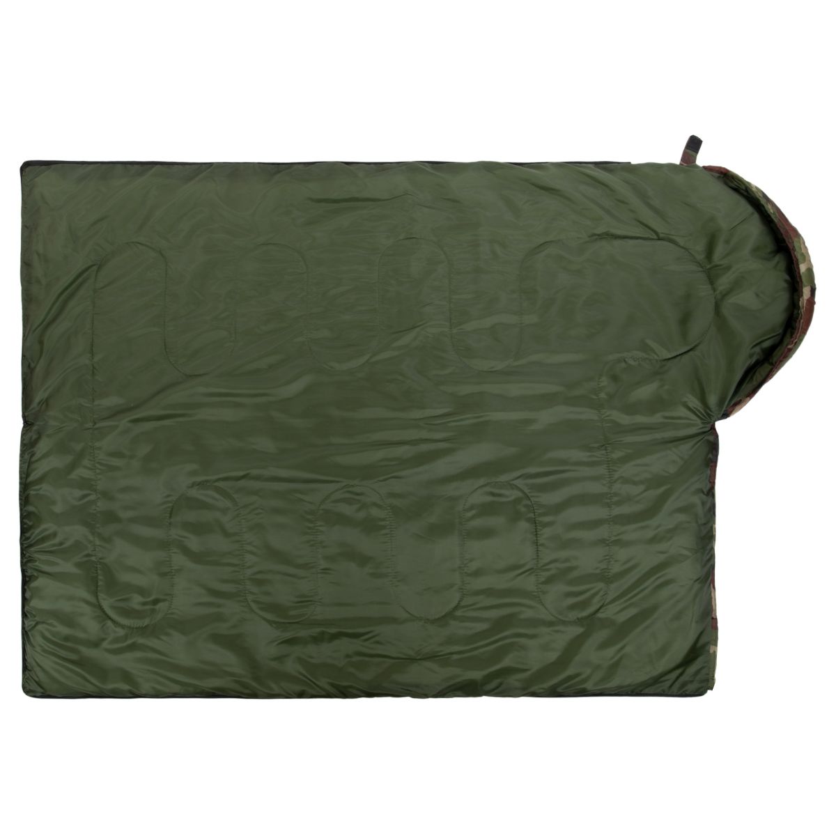 Спальний мішок одіяло з капішоном SP-Sport SY-7373  комуфляж Woodland