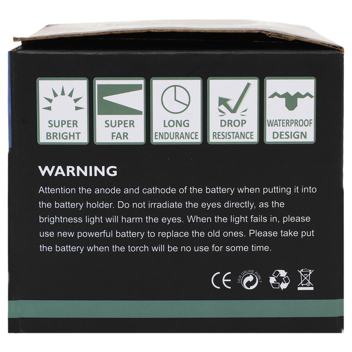 Ліхтарик налобний X-BALOG BL-8059-2-1-P50 чорний