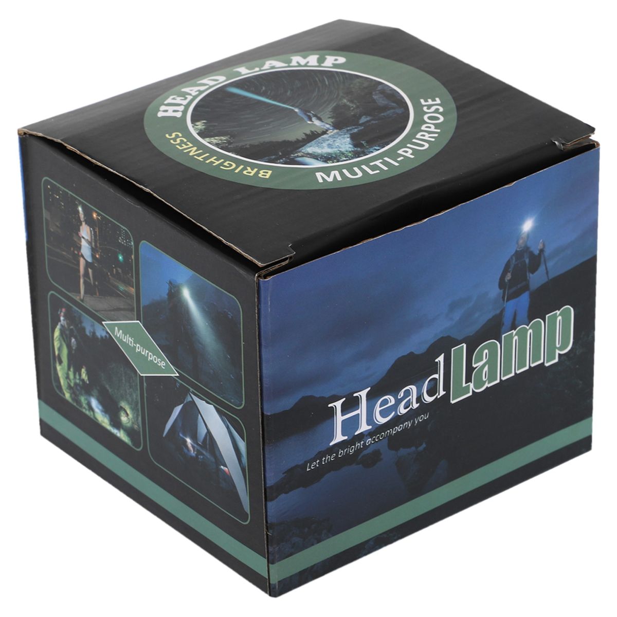 Ліхтарик налобний X-BALOG BL-8059-2-1-P50 чорний