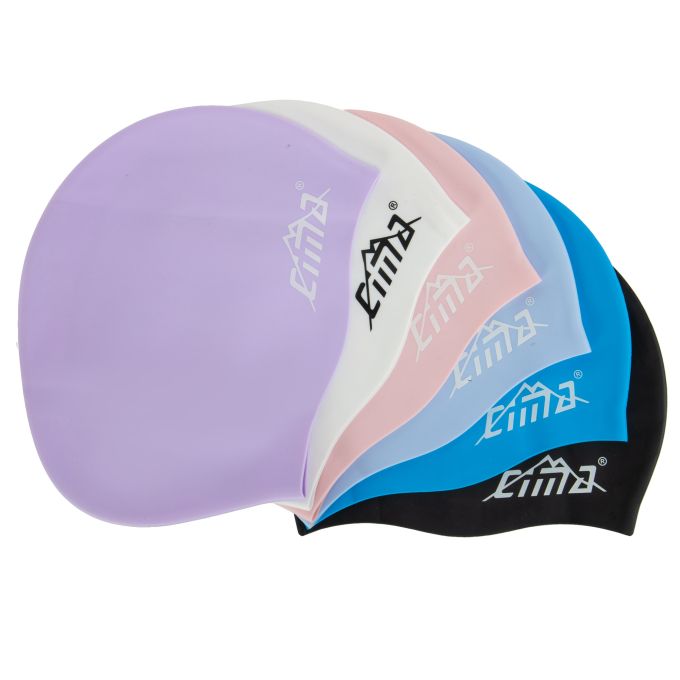 Шапочка для плавання силіконова на довге волосся для дорослих SP-Sport PL-3056