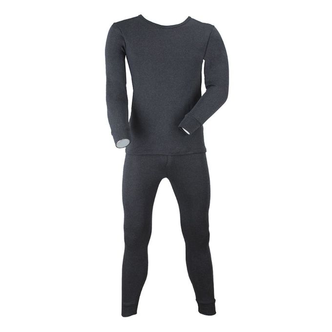 Мілітарка™ комплект зимової білизни з начосом антрацит (р.52)