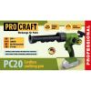 Акумуляторний пістолет для герметика Procraft PC20 (Без АКБ та ЗП)