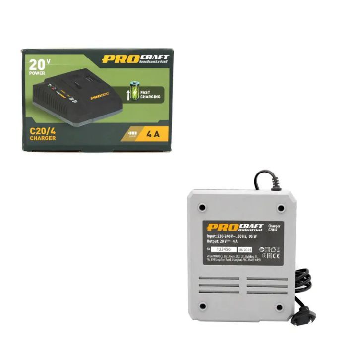 Зарядний пристрій Procraft industrial C20/4