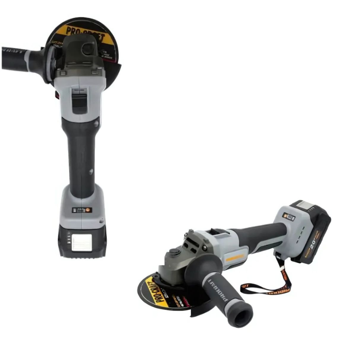 Акумуляторна болгарка Procraft industrial AG125A Сумка (1 акб та зп)