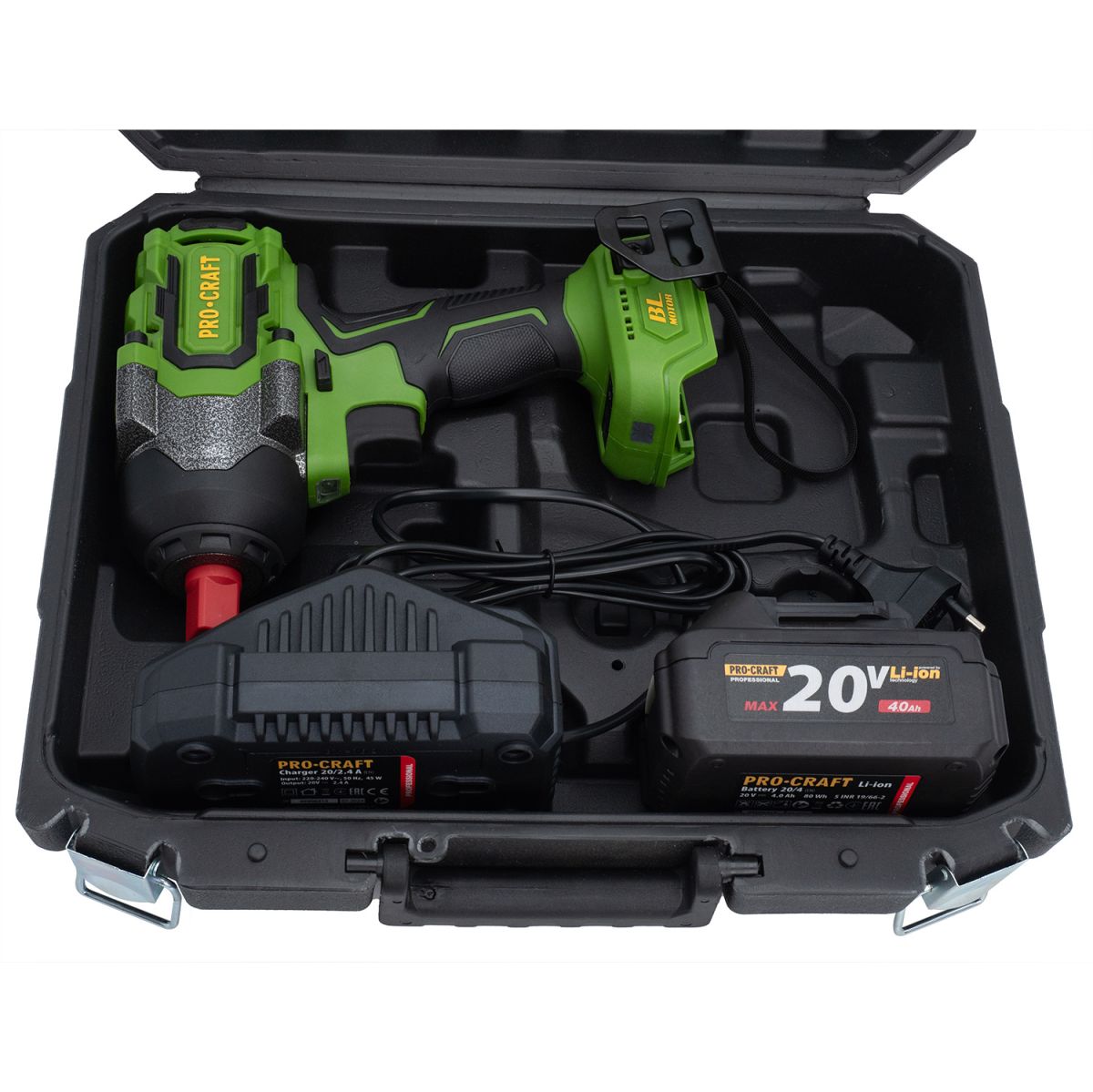 Акумуляторний гайковерт Procraft PWA36 Кейс (з 1 АКБ та ЗП