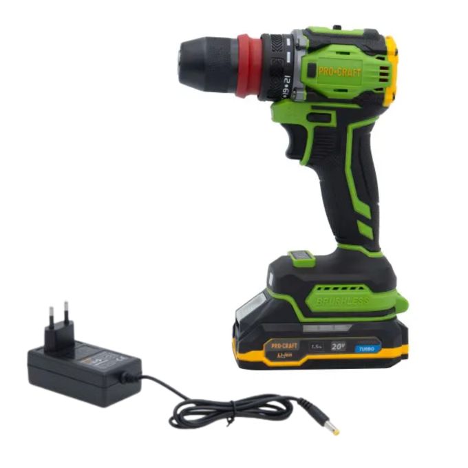 Шуруповерт Procraft PA18Pro DFR (з 1 АКБ)