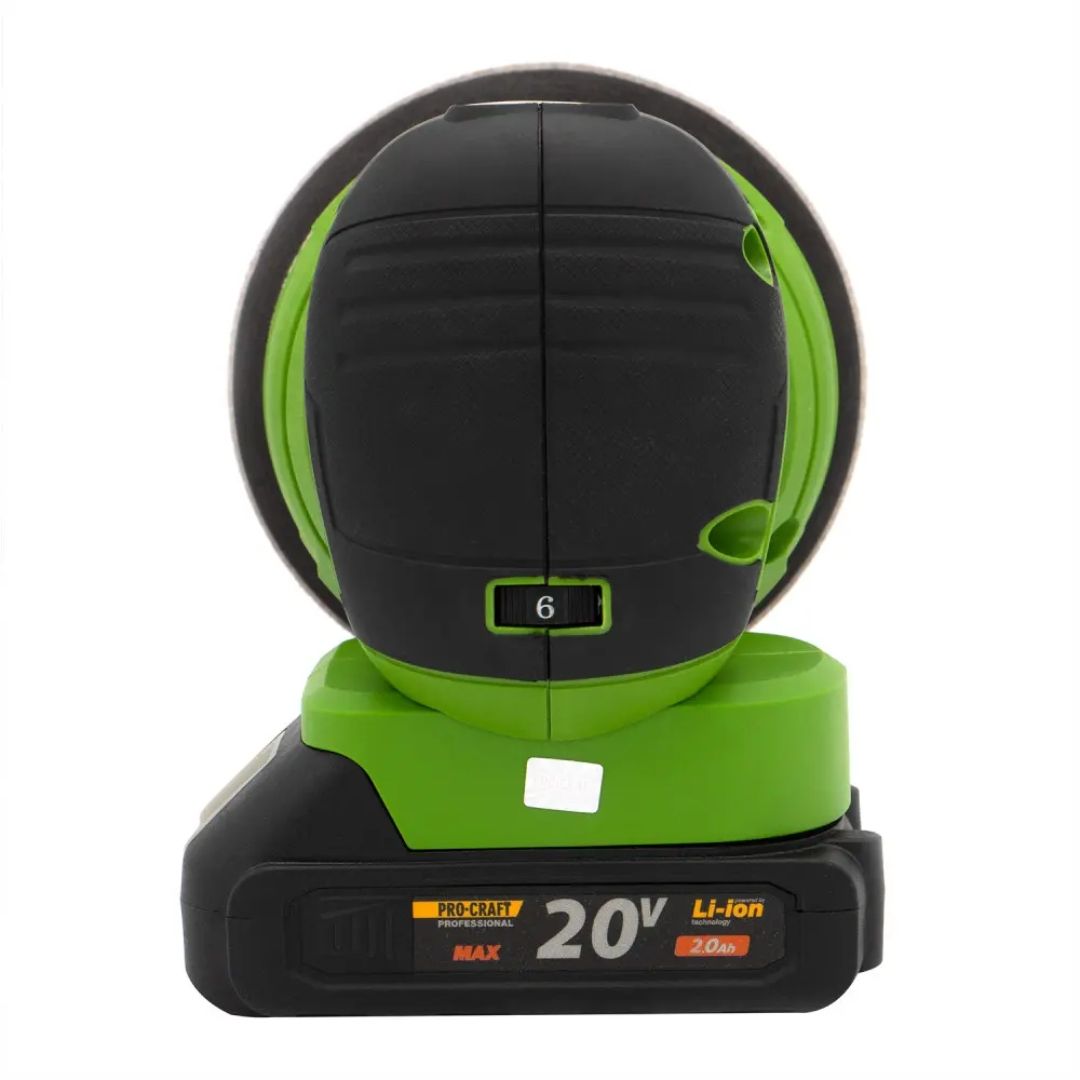 Акумуляторна ексцентрикова шліфмашина Procraft PX20BL (без акб та зп)