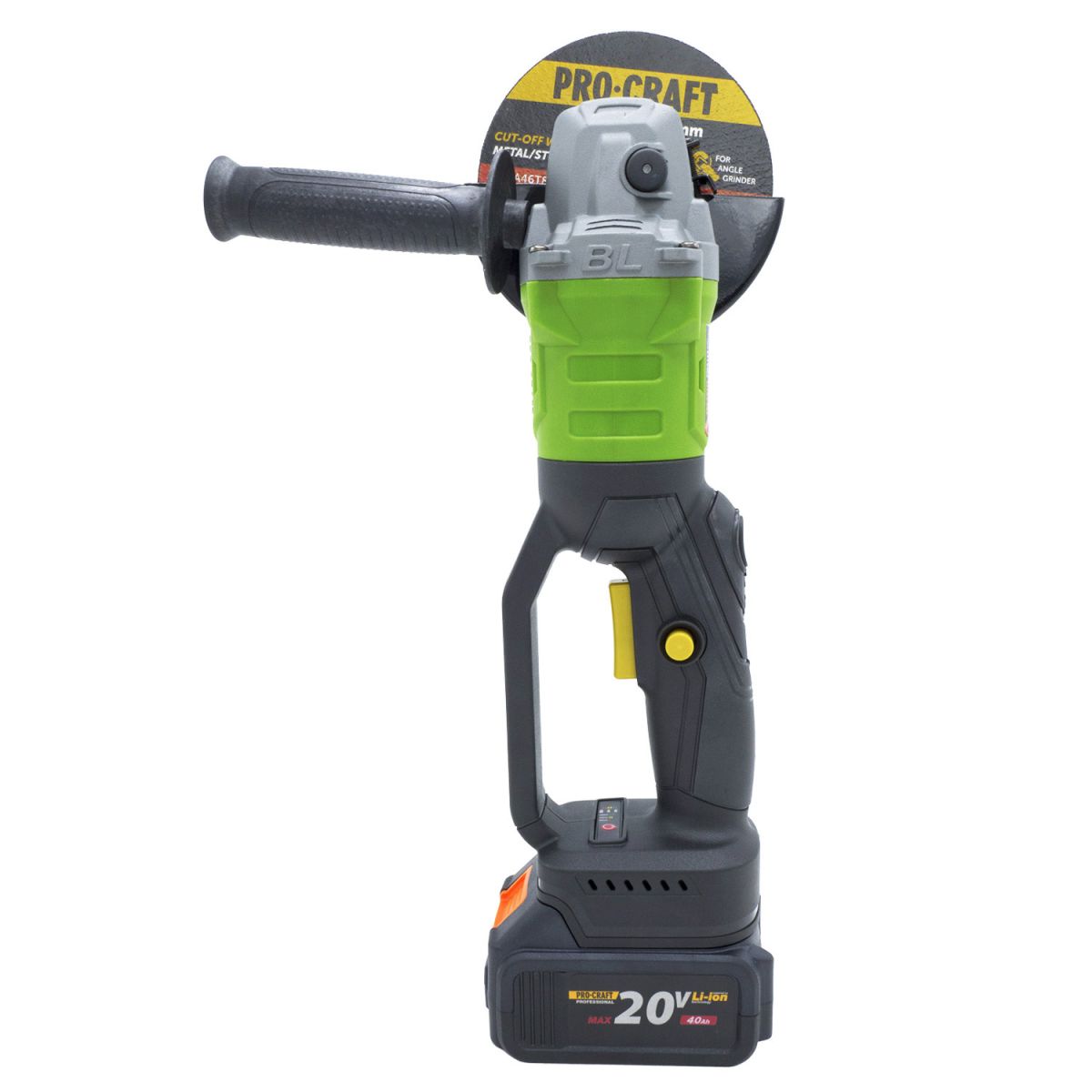 Акумуляторна болгарка Procraft PWA125 (Без акб та з/п)