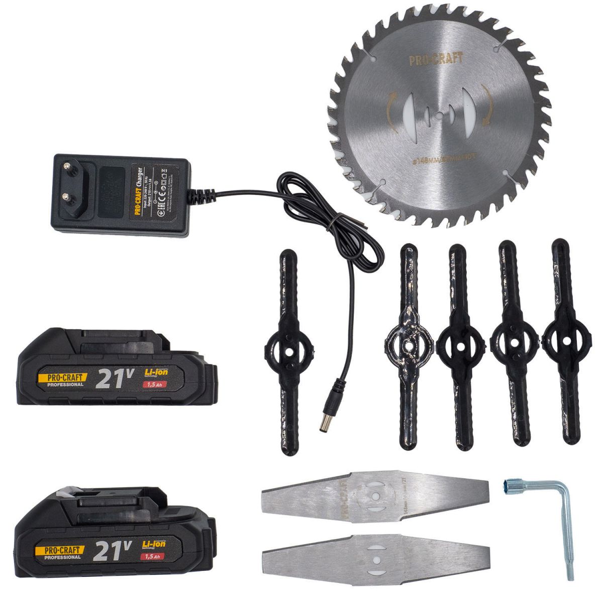 Акумуляторний тример Procraft PTA24 (без акб та ЗП)