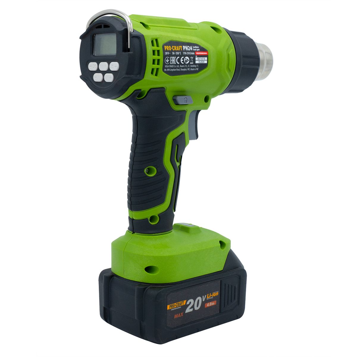 Акумуляторний фен промисловий Procraft PH24 (без акб та зп)