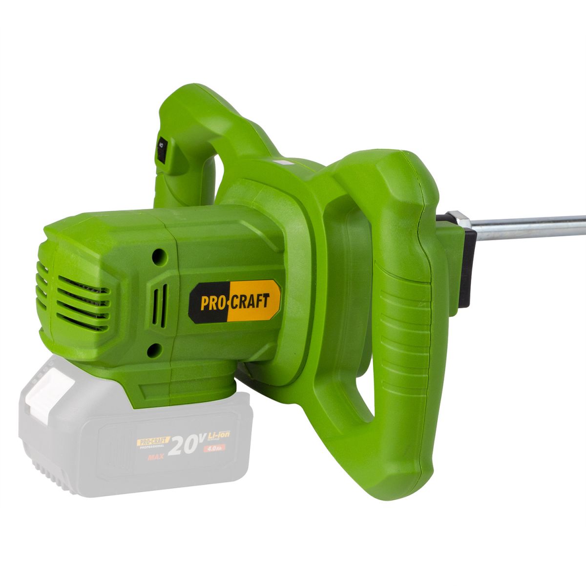 Акумуляторний будівельний міксер Procraft PMM20 (без акб та зп)