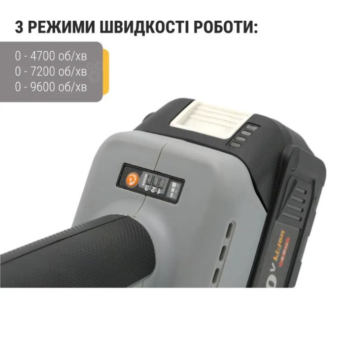 Акумуляторна болгарка Procraft industrial AG125A (Без акб та зп)